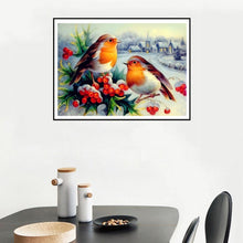Load image into Gallery viewer, Snow Birds 30x40cm(canvas) full round drill diamond painting
