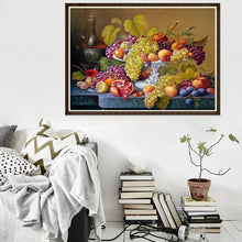 Load image into Gallery viewer, Fruit Dish 30x40cm(canvas) full round drill diamond painting
