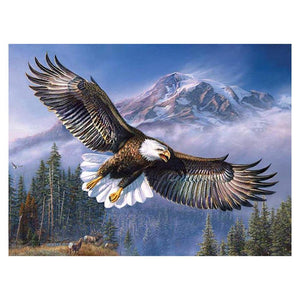 Flying Eagle 40x30cm(canvas) full round drill diamond painting