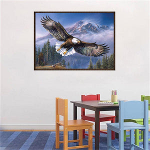 Flying Eagle 40x30cm(canvas) full round drill diamond painting