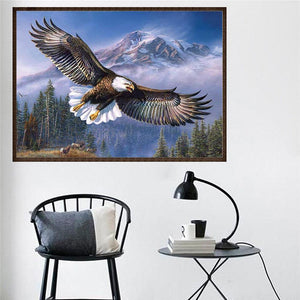 Flying Eagle 40x30cm(canvas) full round drill diamond painting