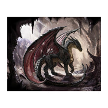 Load image into Gallery viewer, Dragon 30x20cm(canvas) full round drill diamond painting
