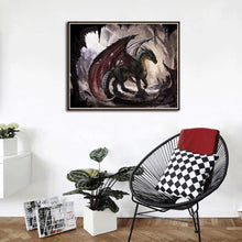 Load image into Gallery viewer, Dragon 30x20cm(canvas) full round drill diamond painting
