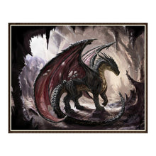 Load image into Gallery viewer, Dragon 30x20cm(canvas) full round drill diamond painting
