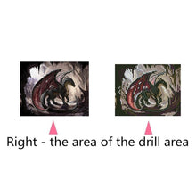 Load image into Gallery viewer, Dragon 30x20cm(canvas) full round drill diamond painting
