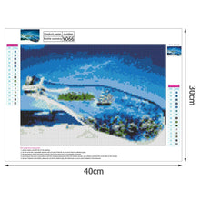Load image into Gallery viewer, Sea Bottle 30x40cm(canvas) full round drill diamond painting
