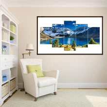 Load image into Gallery viewer, Blue Sea Sky 5-pictures 95x45cm(canvas) full round drill diamond painting
