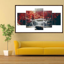 Load image into Gallery viewer, Landscape 5-pictures 95x45cm(canvas) full round drill diamond painting
