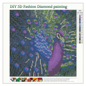 Bird 30x30cm(canvas) full round drill diamond painting