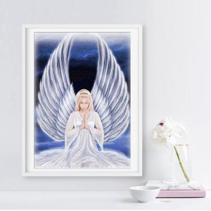 Angel Wings 40x30cm(canvas) full round drill diamond painting