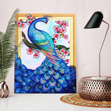 Load image into Gallery viewer, Peacock 40x30cm(canvas) partial special shaped drill diamond painting
