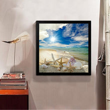 Load image into Gallery viewer, Beach 30x30cm(canvas) full round drill diamond painting
