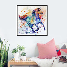 Load image into Gallery viewer, Colorful Horse 30x30cm(canvas) full round drill diamond painting

