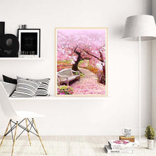 Load image into Gallery viewer, Peach Tree 30x40cm(canvas) full round drill diamond painting
