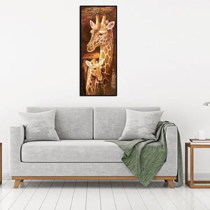 Deer 25x55cm(canvas) full round drill diamond painting