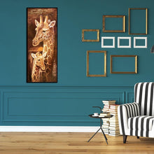 Load image into Gallery viewer, Deer 25x55cm(canvas) full round drill diamond painting
