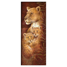 Load image into Gallery viewer, Animal Tiger 25x55cm(canvas) full round drill diamond painting

