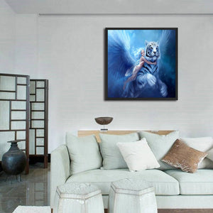 Tiger 30x30cm(canvas) full round drill diamond painting