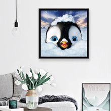 Load image into Gallery viewer, Snow Penguin 30x30cm(canvas) full round drill diamond painting
