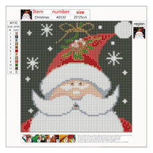 Load image into Gallery viewer, Santa Claus 25x25cm(canvas) full round drill diamond painting
