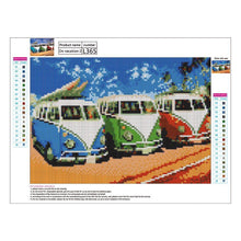 Load image into Gallery viewer, Beach Bus 40x30cm(canvas) full round drill diamond painting

