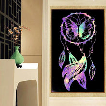 Load image into Gallery viewer, Dream Catcher 30x48cm(canvas) full round drill diamond painting

