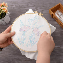 Load image into Gallery viewer, 5pcs DIY Bamboo Cross Stitch Frame Needlework Hoop Hand Embroidery Ring
