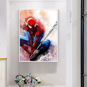 Spider-man 30x40cm(canvas) full round drill diamond painting