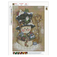 Load image into Gallery viewer, Xmas Snowman 30x40cm(canvas) full round drill diamond painting
