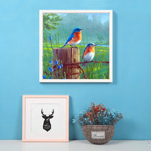 Load image into Gallery viewer, Standing Birds 30x30cm(canvas) full round drill diamond painting
