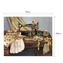 Load image into Gallery viewer, Sewing Machine 40x30cm(canvas) full round drill diamond painting

