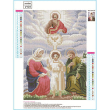 Load image into Gallery viewer, Holy Angels 40x30cm(canvas) full round drill diamond painting
