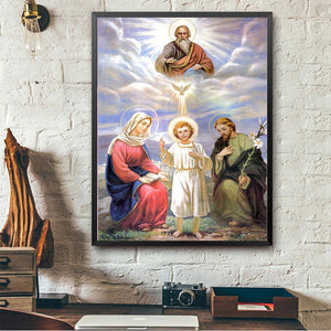Holy Angels 40x30cm(canvas) full round drill diamond painting