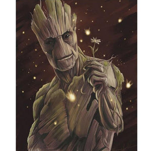 Tree Man 30x40cm(canvas) full round drill diamond painting