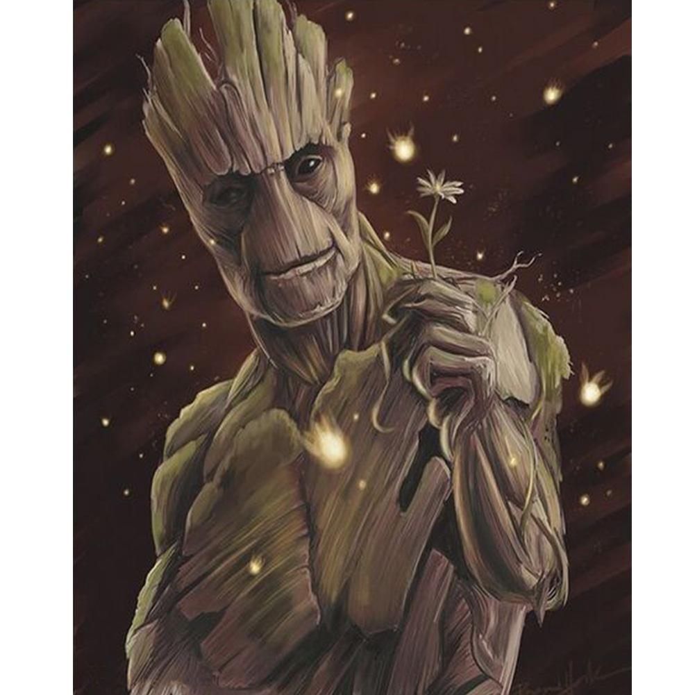 Tree Man 30x40cm(canvas) full round drill diamond painting