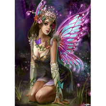 Load image into Gallery viewer, Butterfly Fairy 30x40cm(canvas) full round drill diamond painting
