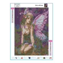 Load image into Gallery viewer, Butterfly Fairy 30x40cm(canvas) full round drill diamond painting
