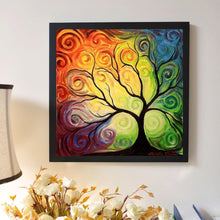 Load image into Gallery viewer, Comic Tree 30x30cm(canvas) full round drill diamond painting
