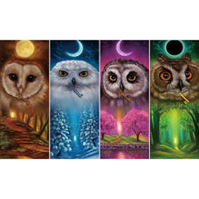 Load image into Gallery viewer, 4pcs 4 Seasons Eagle 80x45cm(canvas) full round drill diamond painting
