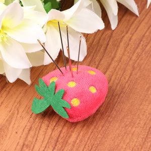 Strawberry Sewing Needle Inserting Holder Cross Stitch Pincushion (10pcs)