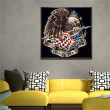 Load image into Gallery viewer, Flying Eagle 30x30cm(canvas) full round drill diamond painting
