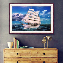 Load image into Gallery viewer, Ocean Ship 40x30cm(canvas) full round drill diamond painting

