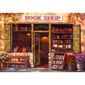 Book Shop 40x30cm(canvas) full round drill diamond painting