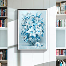 Load image into Gallery viewer, Lily Flower 40x30cm(canvas) full round drill diamond painting
