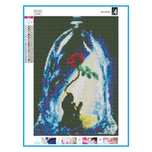 Load image into Gallery viewer, True Love Rose 30x40cm(canvas) full round drill diamond painting
