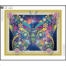 Load image into Gallery viewer, Butterfly 40x50cm(canvas) beautiful special shaped drill diamond painting
