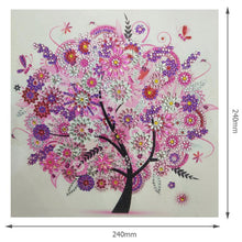 Load image into Gallery viewer, Tree 30x30cm(canvas) beautiful special shaped drill diamond painting
