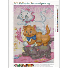 Load image into Gallery viewer, Cat 30x40cm(canvas) full round drill diamond painting

