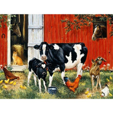 Load image into Gallery viewer, Cow 30x40cm(canvas) full round drill diamond painting

