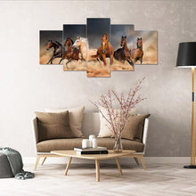 Load image into Gallery viewer, 5pcs 6 Horse 95x45cm(canvas) full round drill diamond painting
